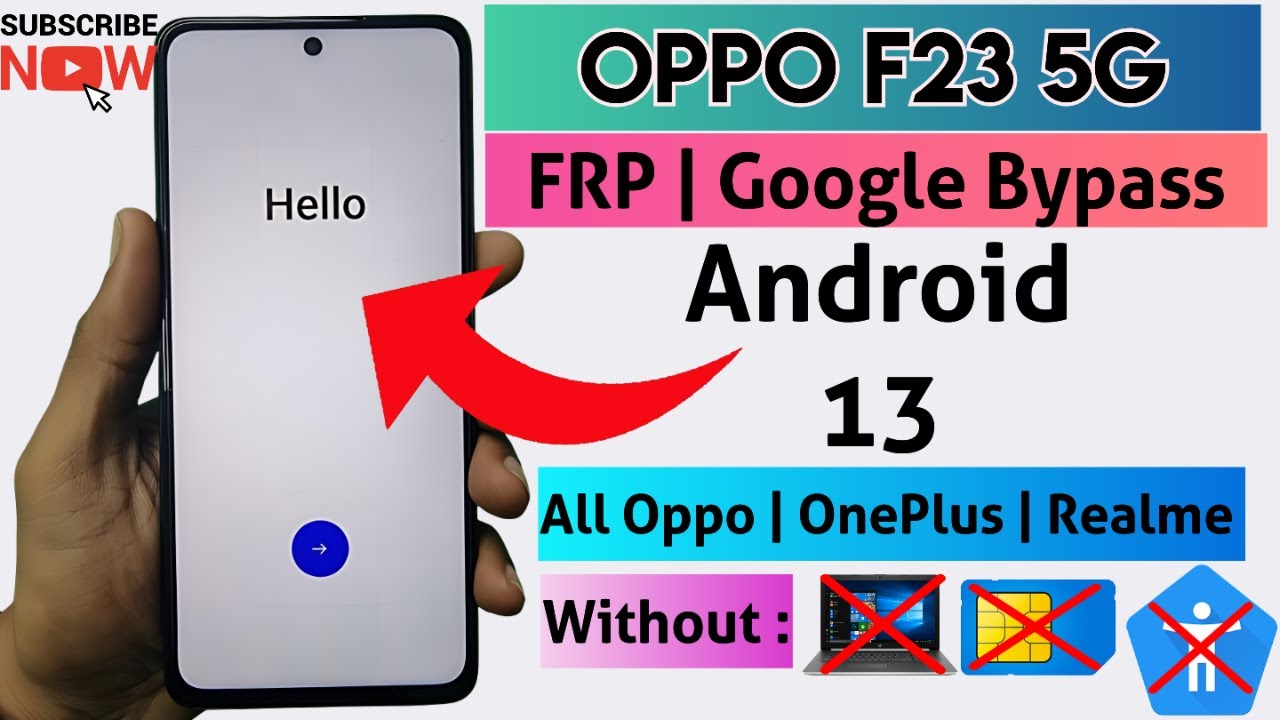 Oppo F23 5G FRP Bypass Android 13 | All Oppo, OnePlus, Oppo F23 5G FRP Bypass Android 13 | All Oppo, OnePlus,