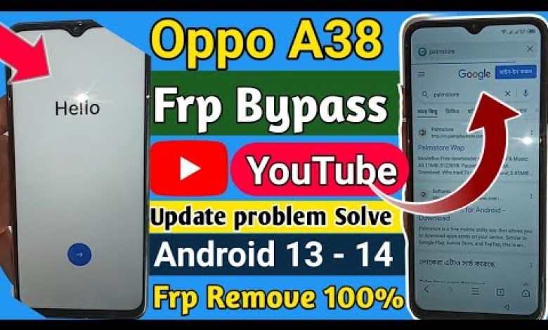 Oppo A38 Frp Bypass // YouTube update problem solve Oppo A38 Frp Bypass // YouTube update problem solve