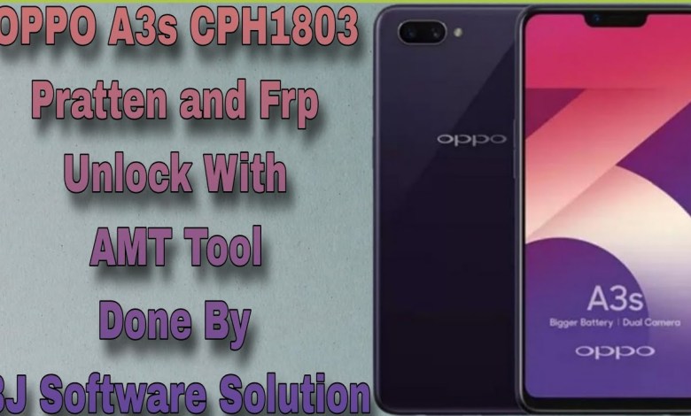 OPPO A3s CPH1803 Pratten and Frp Unlock With AMT Tool OPPO A3s CPH1803 Pratten and Frp Unlock With AMT Tool