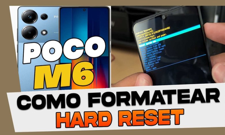 How to Format and Hard Reset on Xiaomi Poco M6 How to Format and Hard Reset on Xiaomi Poco M6