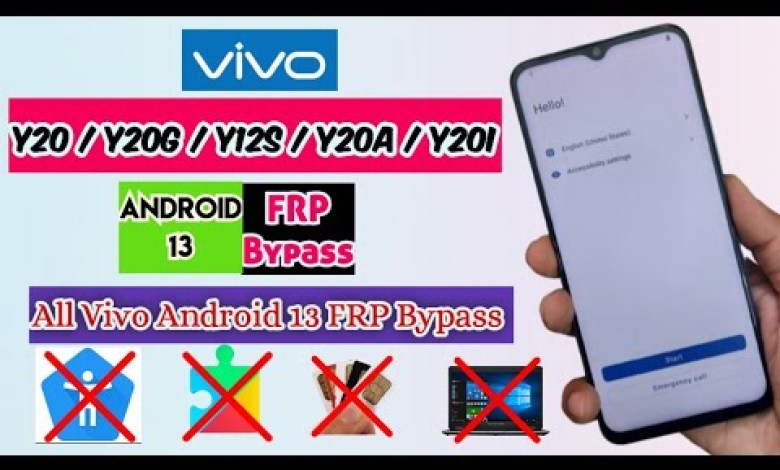Vivo Y20 / Y20G / Y20A / Y20i Android 13 FRP Bypass Vivo Y20 / Y20G / Y20A / Y20i Android 13 FRP Bypass