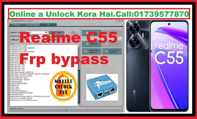 Realme C55 Frp bypass Octoplus FRP Tool by Mobile Realme C55 Frp bypass Octoplus FRP Tool by Mobile