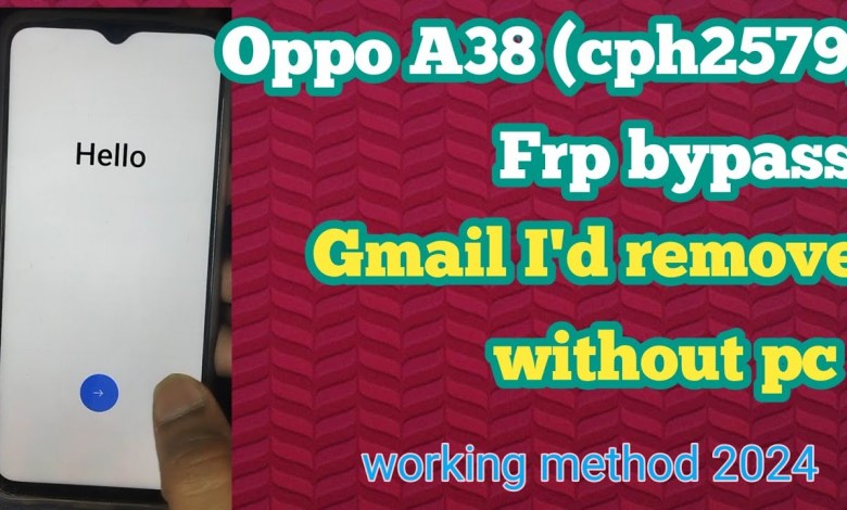 oppo a38 (cph2579) frp bypass || oppo a38 gmail account oppo a38 (cph2579) frp bypass || oppo a38 gmail account