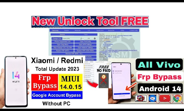 All Vivo and Xiomi FRP Bypass Android 14 | New Tool All Vivo and Xiomi FRP Bypass Android 14 | New Tool