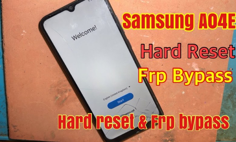 Uncover the Secrets: Samsung A04e Hard Reset and Frp Bypass || Samsung A04E Uncover the Secrets: Samsung A04e Hard Reset and Frp Bypass || Samsung A04E