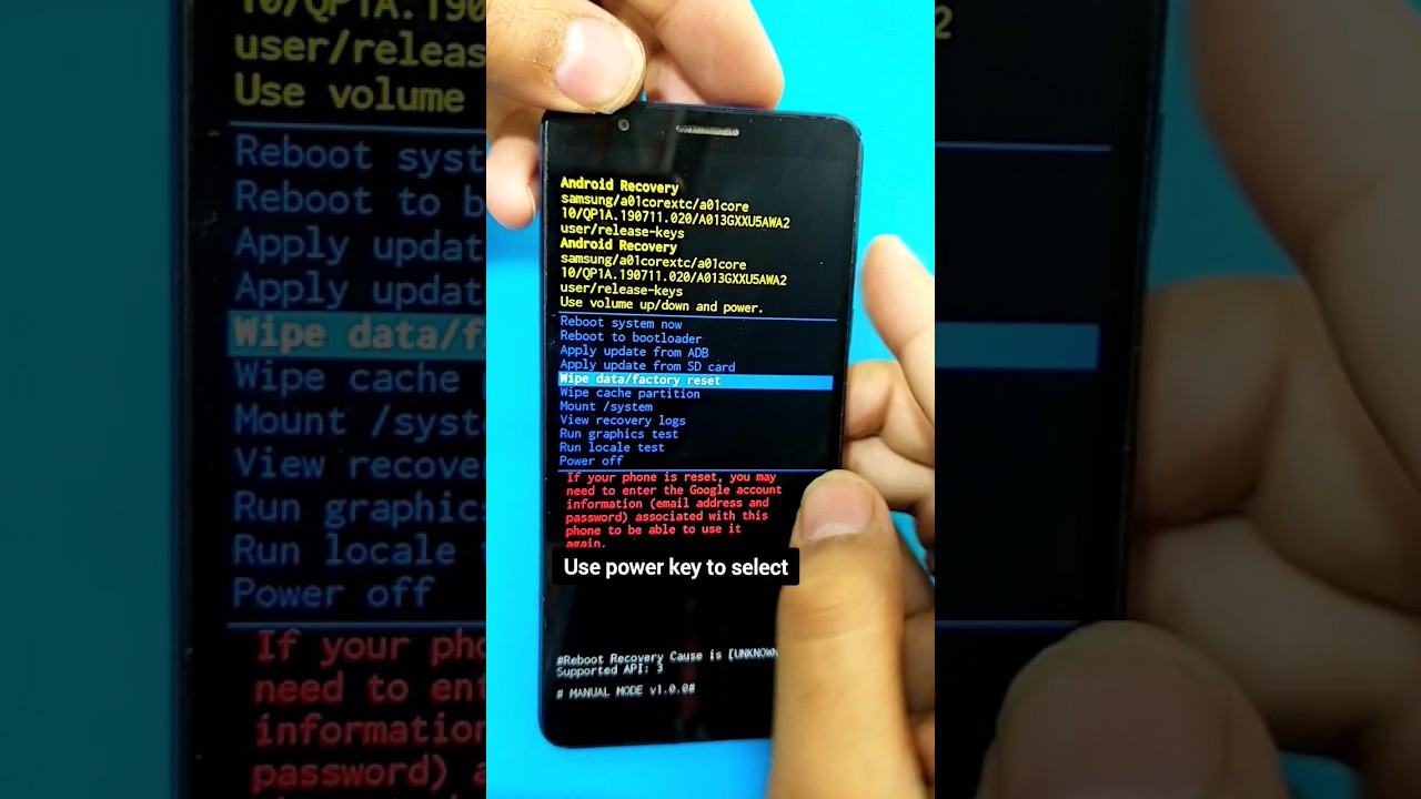 Samsung A01 Core Pattern Unlock | Hard Reset | Factory Samsung A01 Core Pattern Unlock | Hard Reset | Factory
