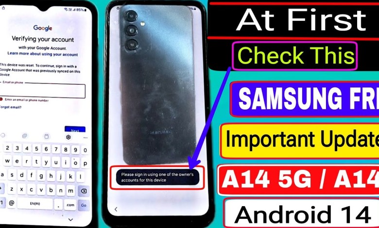 Uncover the Secrets: Samsung A14 5G/A14 FRP Bypass with Gmail Address on Android 14 Uncover the Secrets: Samsung A14 5G/A14 FRP Bypass with Gmail Address on Android 14