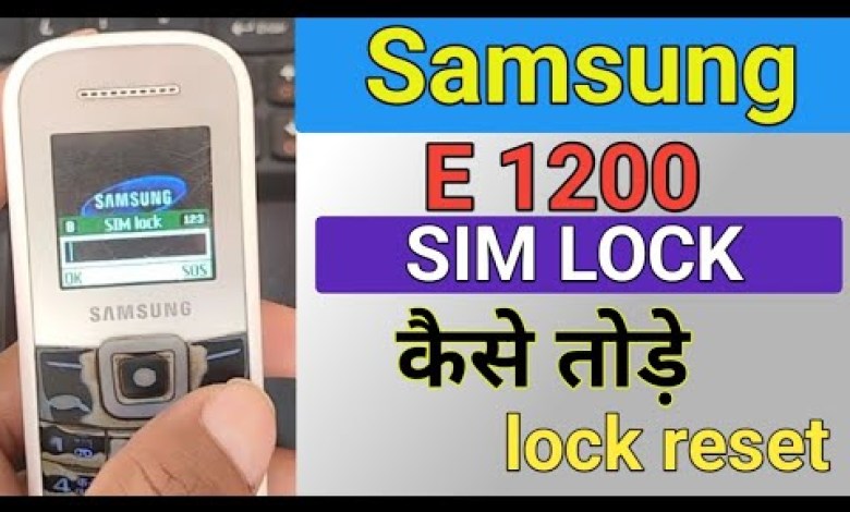Samsung E1200 Sim Lock Reset || How to unlock sim lock Samsung E1200 Sim Lock Reset || How to unlock sim lock