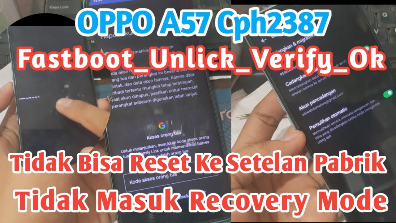 Oppo A57 Cph2387 Cannot Reset Phone & Recovery Oppo A57 Cph2387 Cannot Reset Phone & Recovery