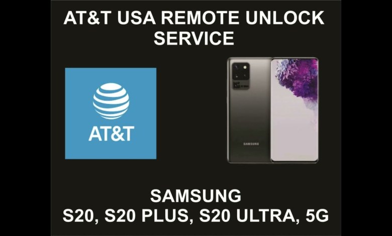 AT&T USA Remote Unlock Service, Samsung S20, S20 Plus, AT&T USA Remote Unlock Service, Samsung S20, S20 Plus,