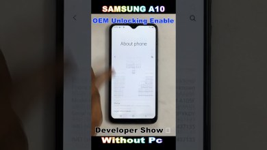 Samsung A10 Developer Options Settings Not Showing Samsung A10 Developer Options Settings Not Showing