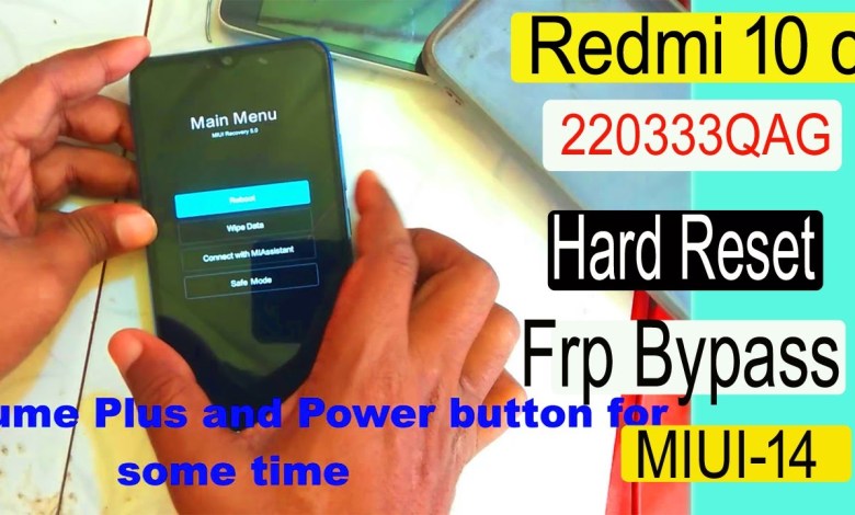 Redmi 10C (220333QAG) Hard Reset And FRP Bypass MIUI 14 Redmi 10C (220333QAG) Hard Reset And FRP Bypass MIUI 14