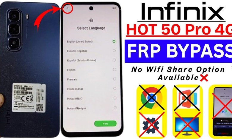 Unlocking Secrets: How to Bypass FRP on Infinix Hot 50 Pro 4G (X6881) – What You Need to Know! Unlocking Secrets: How to Bypass FRP on Infinix Hot 50 Pro 4G (X6881) – What You Need to Know!