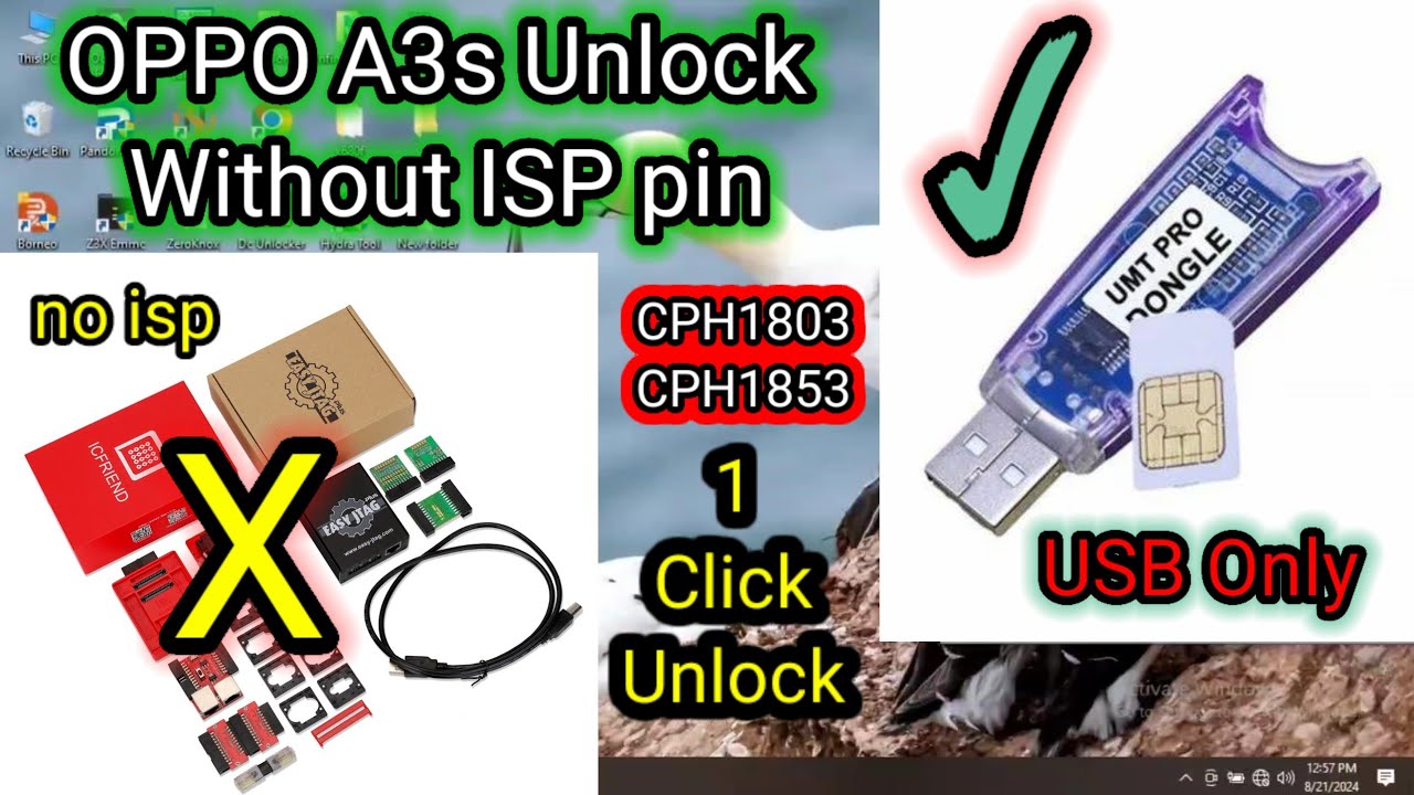 oppo a3s unlock with umt pro Only Usb cable no isp 100% oppo a3s unlock with umt pro Only Usb cable no isp 100%