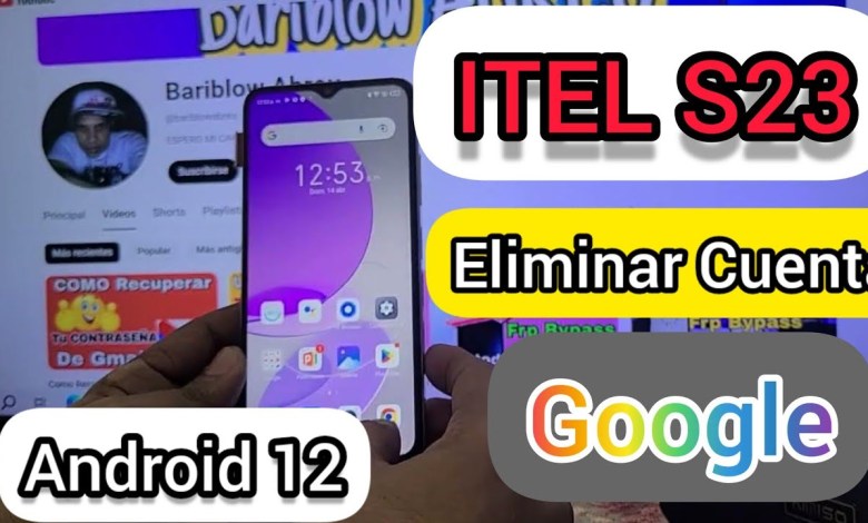 Itel S23 Frp Bypass Android 12 / Delete Google Account Itel S23 Frp Bypass Android 12 / Delete Google Account