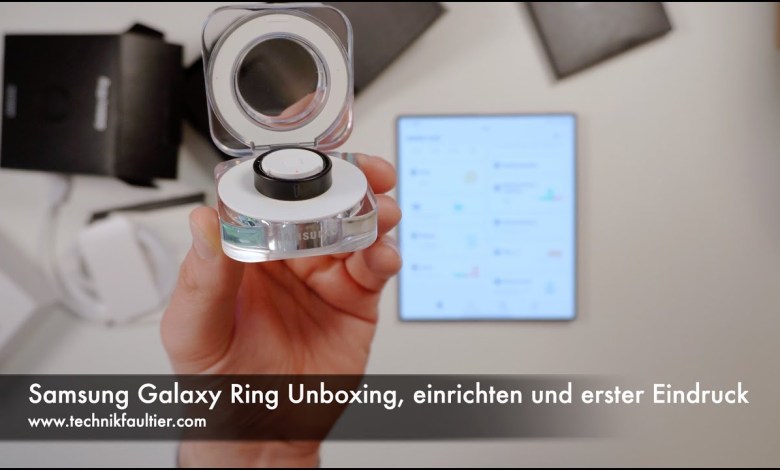 Samsung Galaxy Ring Unboxing, setup and Samsung Galaxy Ring Unboxing, setup and