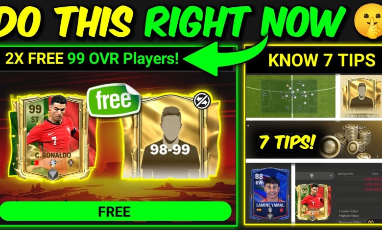2X FREE 99 OVR Players, 7 Best Tips in FC Mobile, New 2X FREE 99 OVR Players, 7 Best Tips in FC Mobile, New