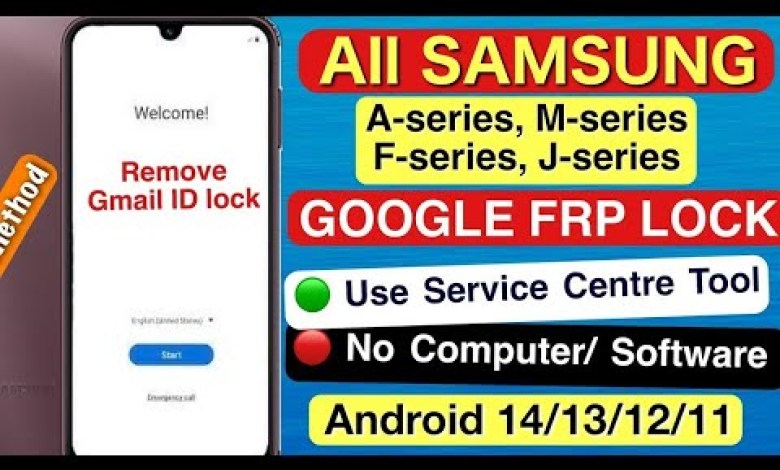 New Method for Bypassing FRP on Samsung Galaxy with Android 12-13-14 – Must See! New Method for Bypassing FRP on Samsung Galaxy with Android 12-13-14 – Must See!