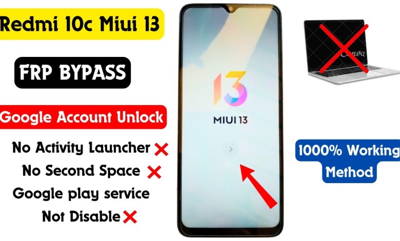 Redmi 10c FRP Bypass Miui 13 Without Pc | Redmi 10c Redmi 10c FRP Bypass Miui 13 Without Pc | Redmi 10c