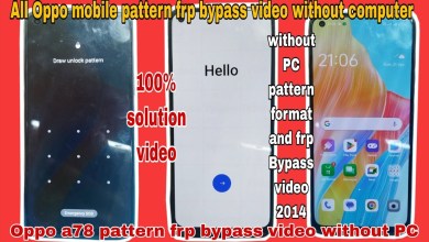 Oppo a78 CPH 2565 pattern frp bypass video without PC Oppo a78 CPH 2565 pattern frp bypass video without PC