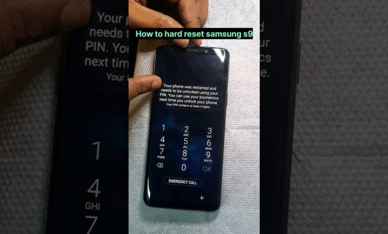 How To Hard Reset samsung s9 | Samsung s9 screen lock How To Hard Reset samsung s9 | Samsung s9 screen lock