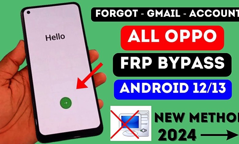 All Oppo FRP Bypass Android 12/13 New Method 2024 | All All Oppo FRP Bypass Android 12/13 New Method 2024 | All