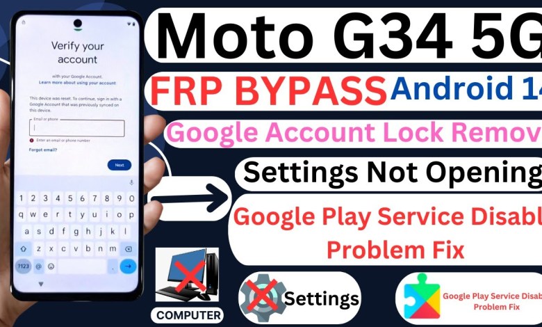 How to Bypass FRP on Motorola Moto G34 using Android 14 in 2025 – No PC Needed! How to Bypass FRP on Motorola Moto G34 using Android 14 in 2025 – No PC Needed!