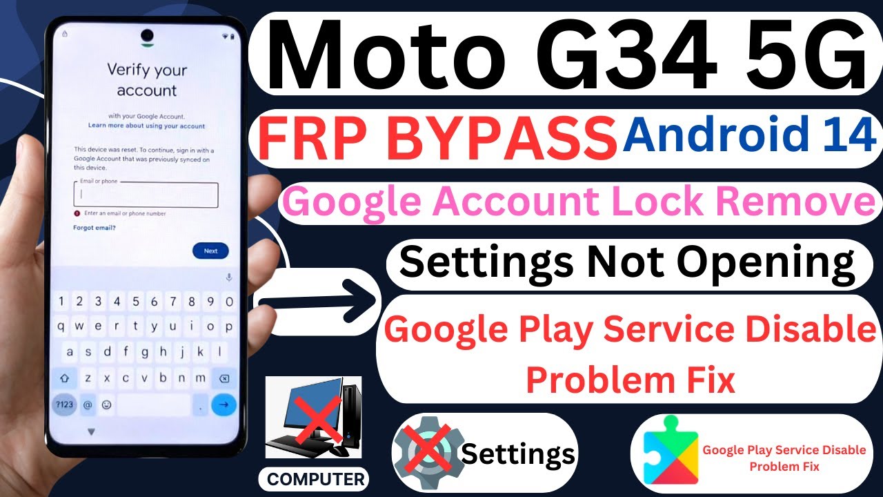 How to Bypass FRP on Motorola Moto G34 using Android 14 in 2025 – No PC Needed! How to Bypass FRP on Motorola Moto G34 using Android 14 in 2025 – No PC Needed!