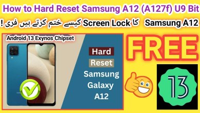 Samsung A12 (A127f) Hard Reset Pin/Pattern/Password Samsung A12 (A127f) Hard Reset Pin/Pattern/Password