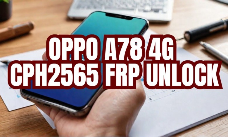 OPPO A78 4G CPH2565 FRP UNLOCK OPPO A78 4G CPH2565 FRP UNLOCK