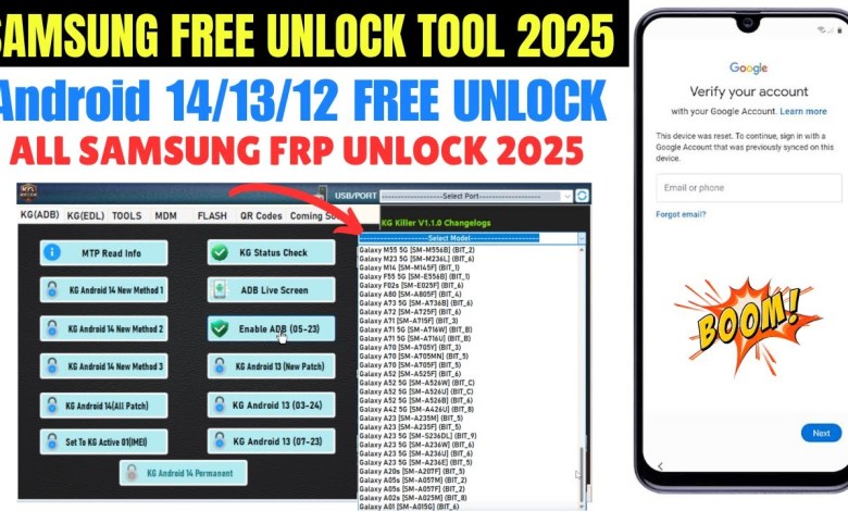 Unlock Samsung FRP with the latest bypass tool for 2025 – Find out how! Unlock Samsung FRP with the latest bypass tool for 2025 – Find out how!