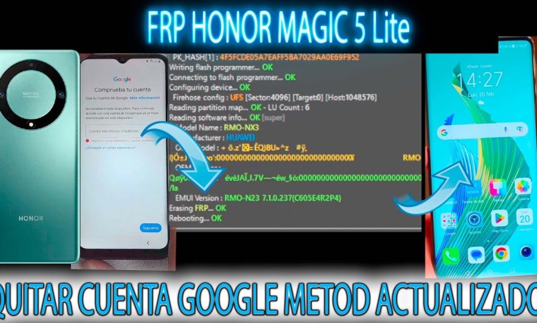 FRP HONOR MAGIC 5 Lite REMOVE GOOGLE ACCOUNT WITH FRP HONOR MAGIC 5 Lite REMOVE GOOGLE ACCOUNT WITH