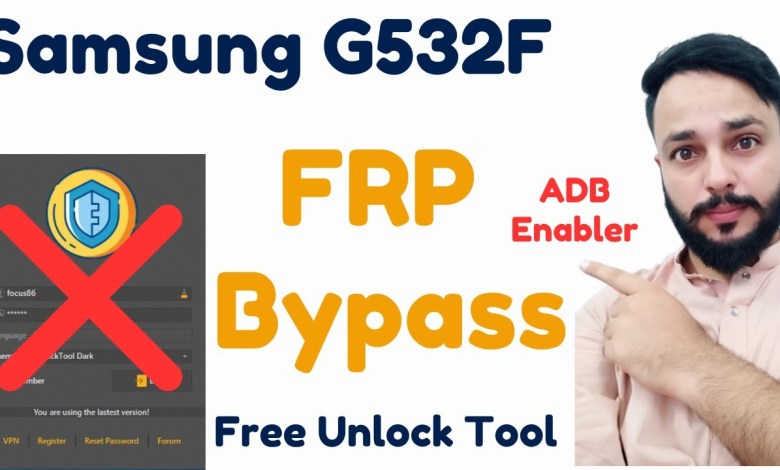 Samsung G532F Frp Bypass via Free Unlock Tool Samsung G532F Frp Bypass via Free Unlock Tool