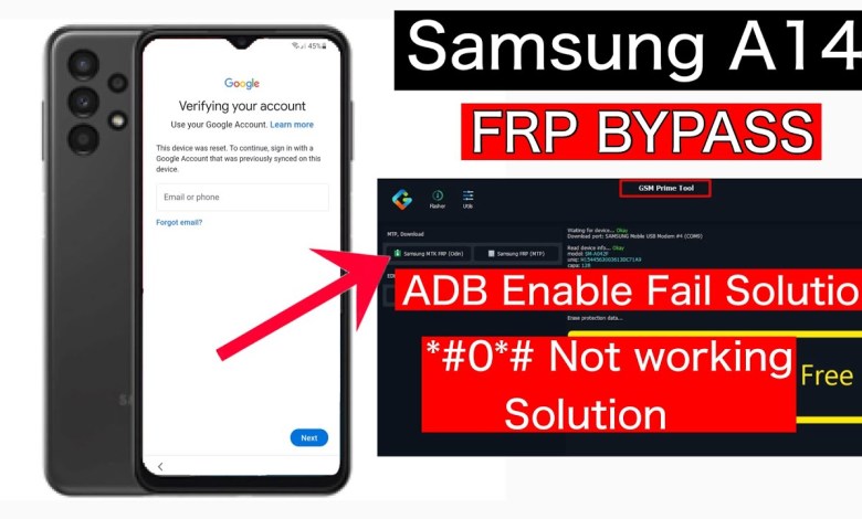 Samsung A14 FRP Bypass Adb Enable Fails: What Went Wrong? | Samsung A14 Samsung A14 FRP Bypass Adb Enable Fails: What Went Wrong? | Samsung A14