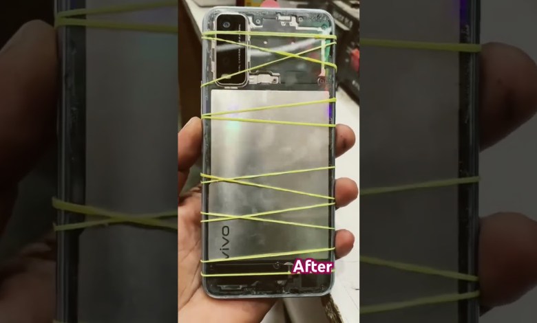 Vivo y20 back glass transformation # transparent glass Vivo y20 back glass transformation # transparent glass