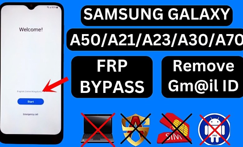 All Samsung A50,A21,A30,A23,A70,A20 FRP Bypass All Samsung A50,A21,A30,A23,A70,A20 FRP Bypass