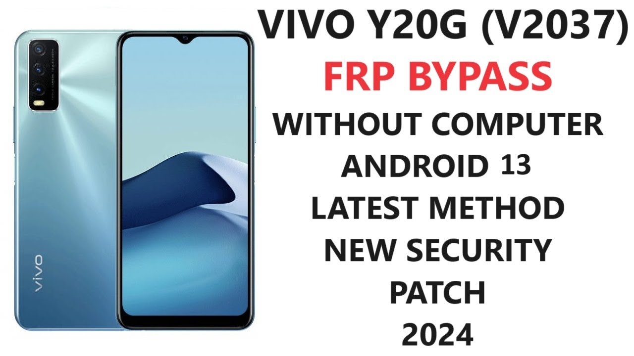 VIVO Y20G FRP BYPASS WITH COMPUTER ANDROID 13 VIVO Y20G FRP BYPASS WITH COMPUTER ANDROID 13