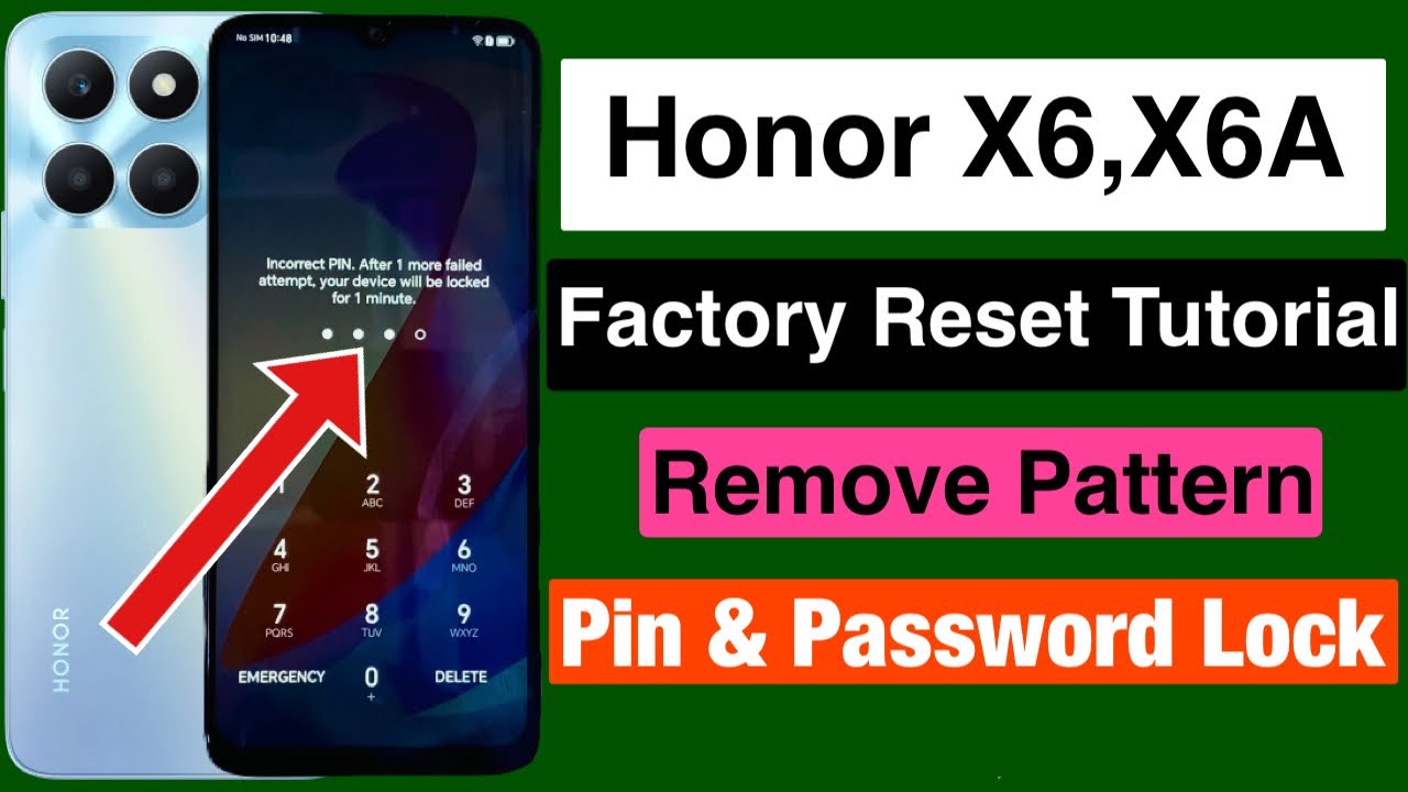 Honor X6a ,X6 Hard Reset | Honor X6a (WDY-LX1) Screen Honor X6a ,X6 Hard Reset | Honor X6a (WDY-LX1) Screen