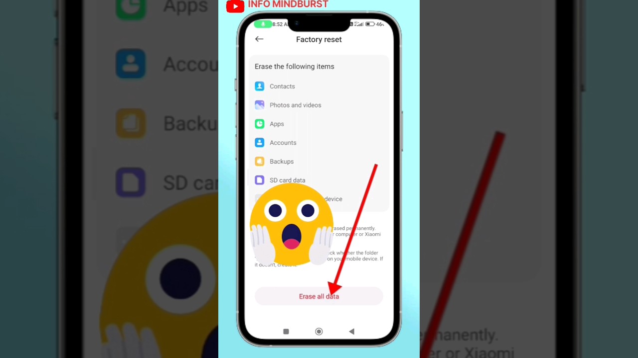 How to reset Redmi Note 10s | #shorts How to reset Redmi Note 10s | #shorts