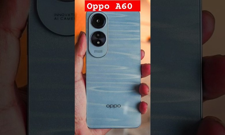 The price of the new Oppo A60 phone is an elegant phone The price of the new Oppo A60 phone is an elegant phone