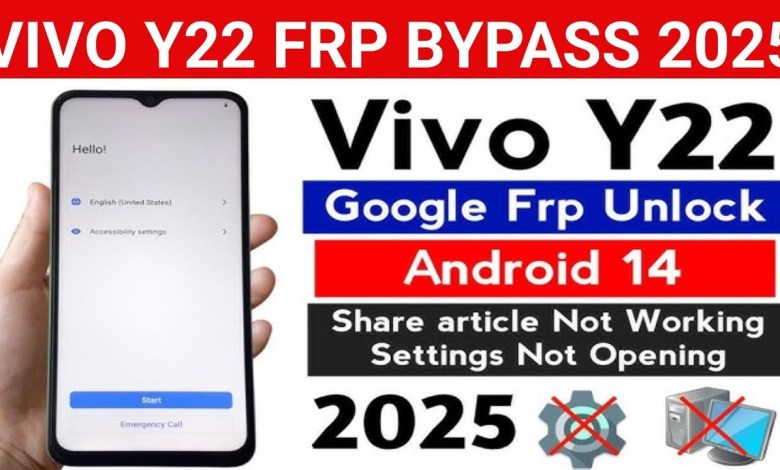 Unlock Vivo Y22 and Y22s Android 14 FRP Without a Computer Unlock Vivo Y22 and Y22s Android 14 FRP Without a Computer