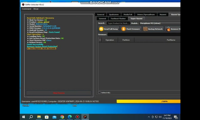 Griffin-Unlocker POCO M3 FRP Bypass New Method Griffin-Unlocker POCO M3 FRP Bypass New Method