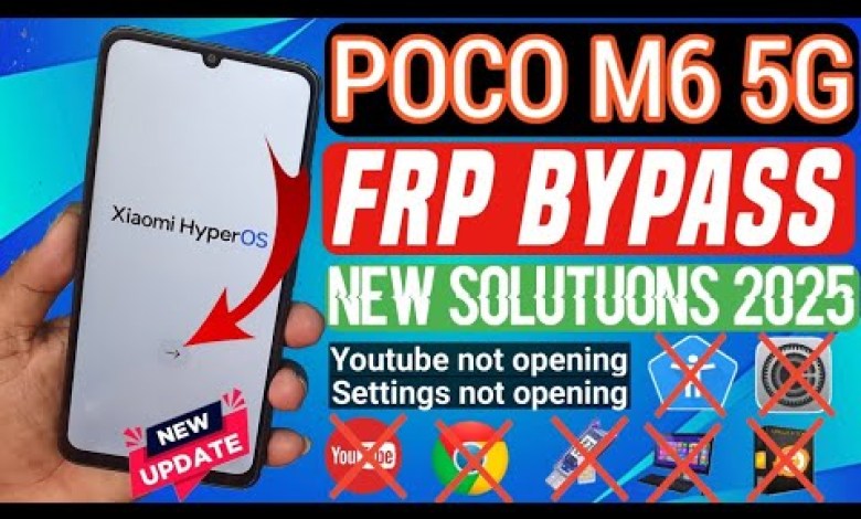 Unlock Your POCO M6 5G with Android 14 – FRP Bypass Secret Revealed! Unlock Your POCO M6 5G with Android 14 – FRP Bypass Secret Revealed!