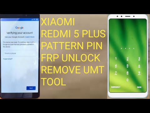 Xiaomi Redmi 5 Plus pattern pin frp unlock remove Umt Xiaomi Redmi 5 Plus pattern pin frp unlock remove Umt