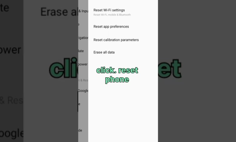 how to reset your mobile phone #tech #android #sytem how to reset your mobile phone #tech #android #sytem