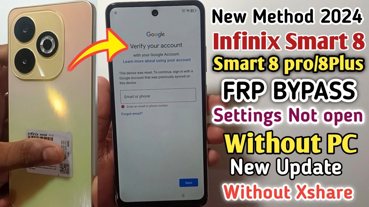 New Method Infinix Smart 8 FRP Bypass Android 13 | New Method Infinix Smart 8 FRP Bypass Android 13 |