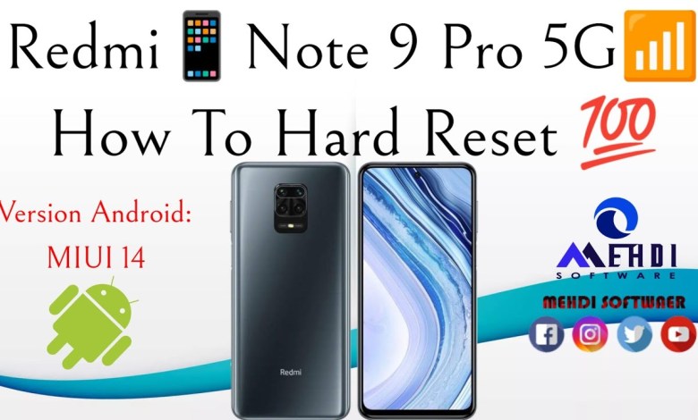 RedmiNote 9 Pro 5GHow To Hard Reset RedmiNote 9 Pro 5GHow To Hard Reset
