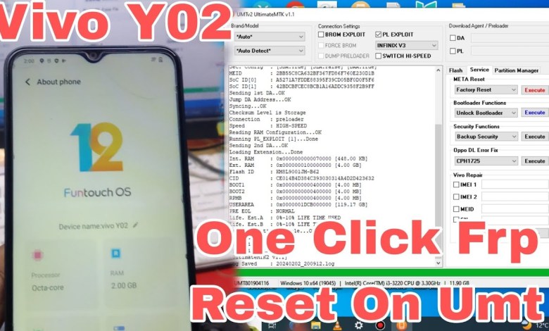 Vivo Y02 FRP RESET| New Security UMT Vivo V3 | Google Vivo Y02 FRP RESET| New Security UMT Vivo V3 | Google