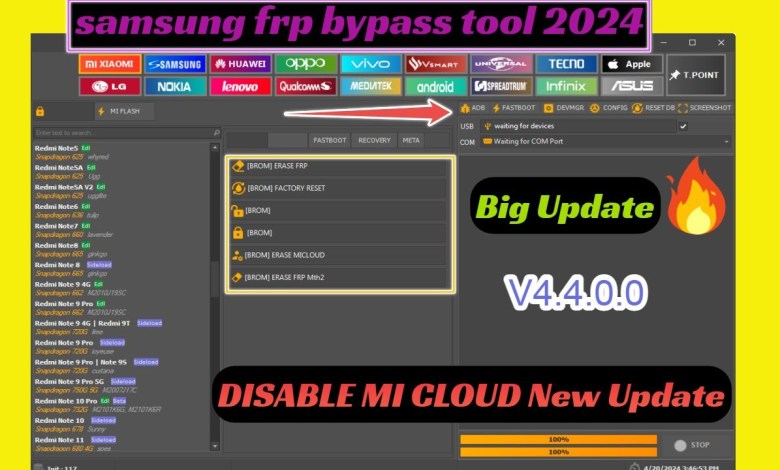 New tool update fix V4.4.0 | SAMSUNG FRP BYPASS 2024 | New tool update fix V4.4.0 | SAMSUNG FRP BYPASS 2024 |