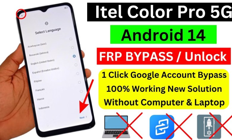 Unleash Your Curiosity with Itel Color Pro 5G FRP Bypass on Android 14 Unleash Your Curiosity with Itel Color Pro 5G FRP Bypass on Android 14